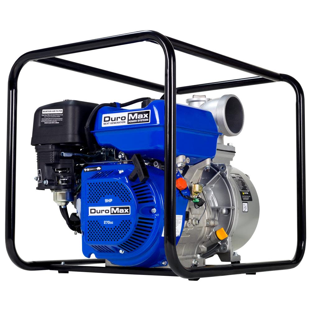 DuroMax270cc Gasoline Powered 4-in Water Pump ;