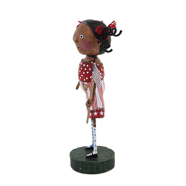 Lori Mitchell American Dream One Figurine 6 0 Inches Patriotic Flag Stars 14487 Polyresin Red