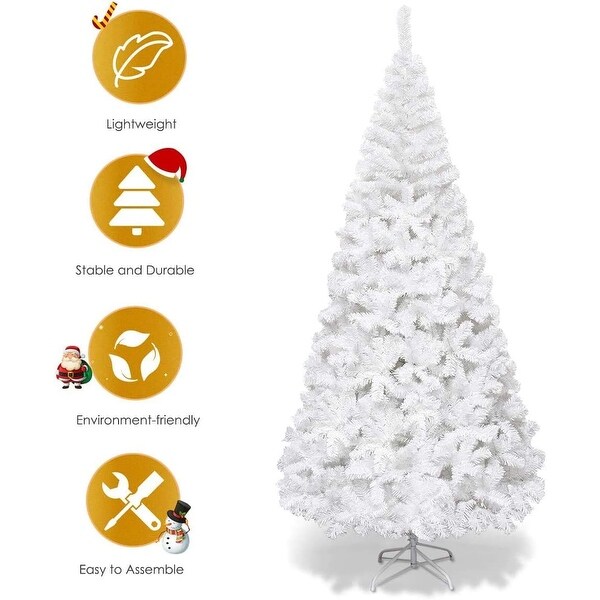 6ft Artificial Christmas Tree with 650 PVC Branch Tips