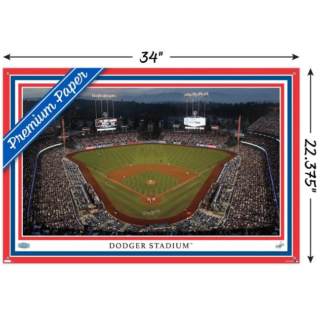 Trends International Mlb Los Angeles Dodgers Dodger Stadium 22 Unframed Wall Poster Prints