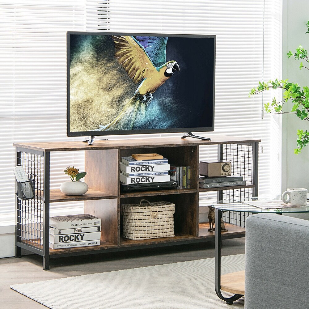 Gymax 3 Tier TV Stand for TV's up to 65'' Entertainment Media Center