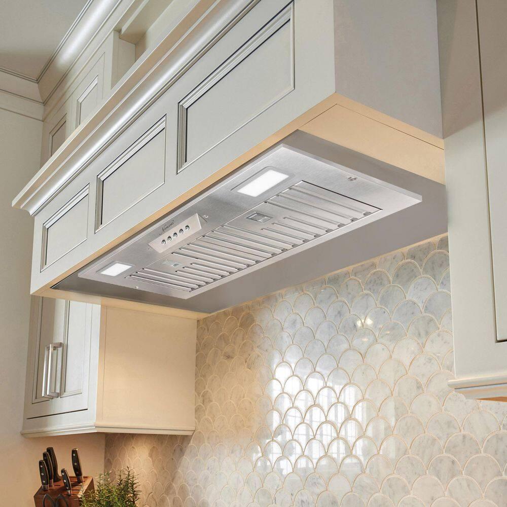 Akicon 30 in 600 CFM Ducted Insert Range Hood in Stainless Steel