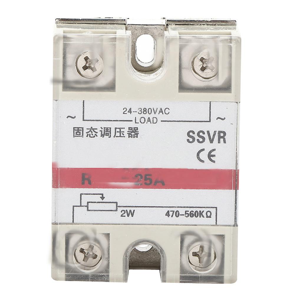 Solid-state Voltage Regulator Single Phase Relay Module Low Frequency Ssvr-25a-va 24-380vac