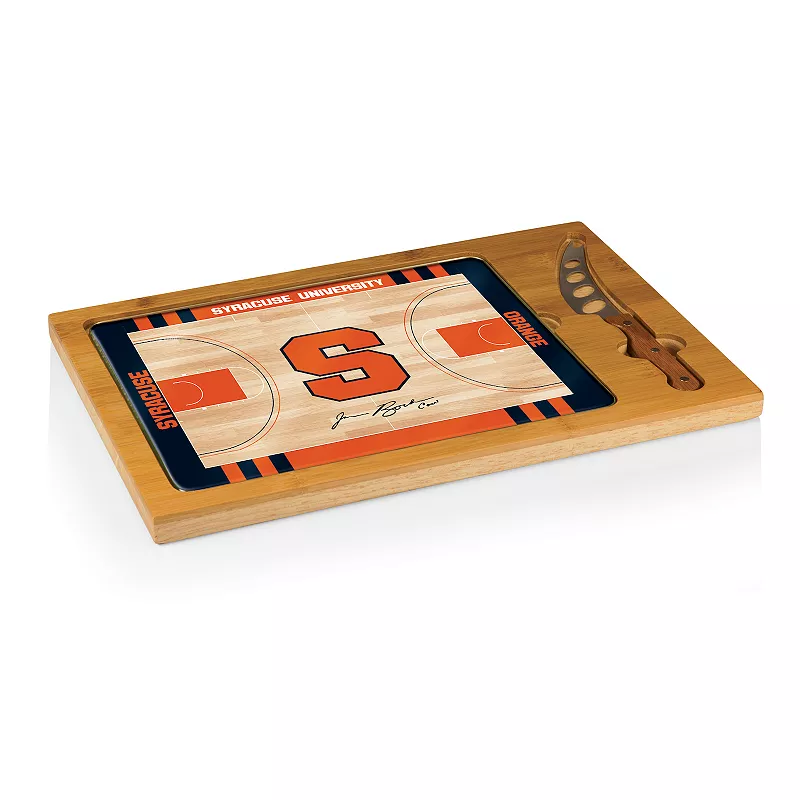 Picnic Time Syracuse Orange Cutting Board Serving Tray