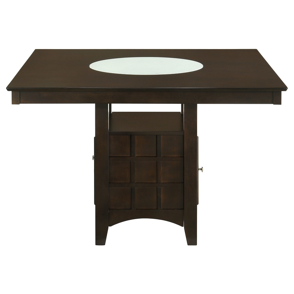 Coaster Furniture Clanton Square Counter Height Dining Set Cappuccino