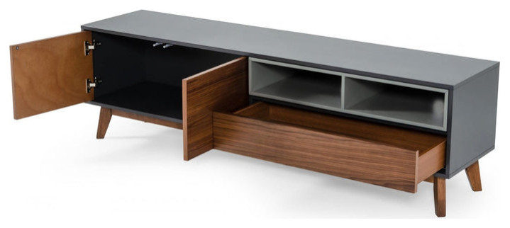 Lidia Modern Multi Colored TV Stand   Modern   Entertainment Centers And Tv Stands   by Virgil Stanis Design  Houzz