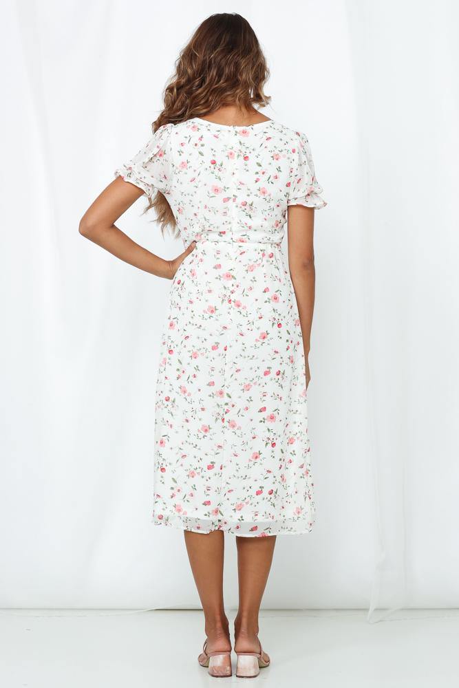 Good Girls Midi Dress White