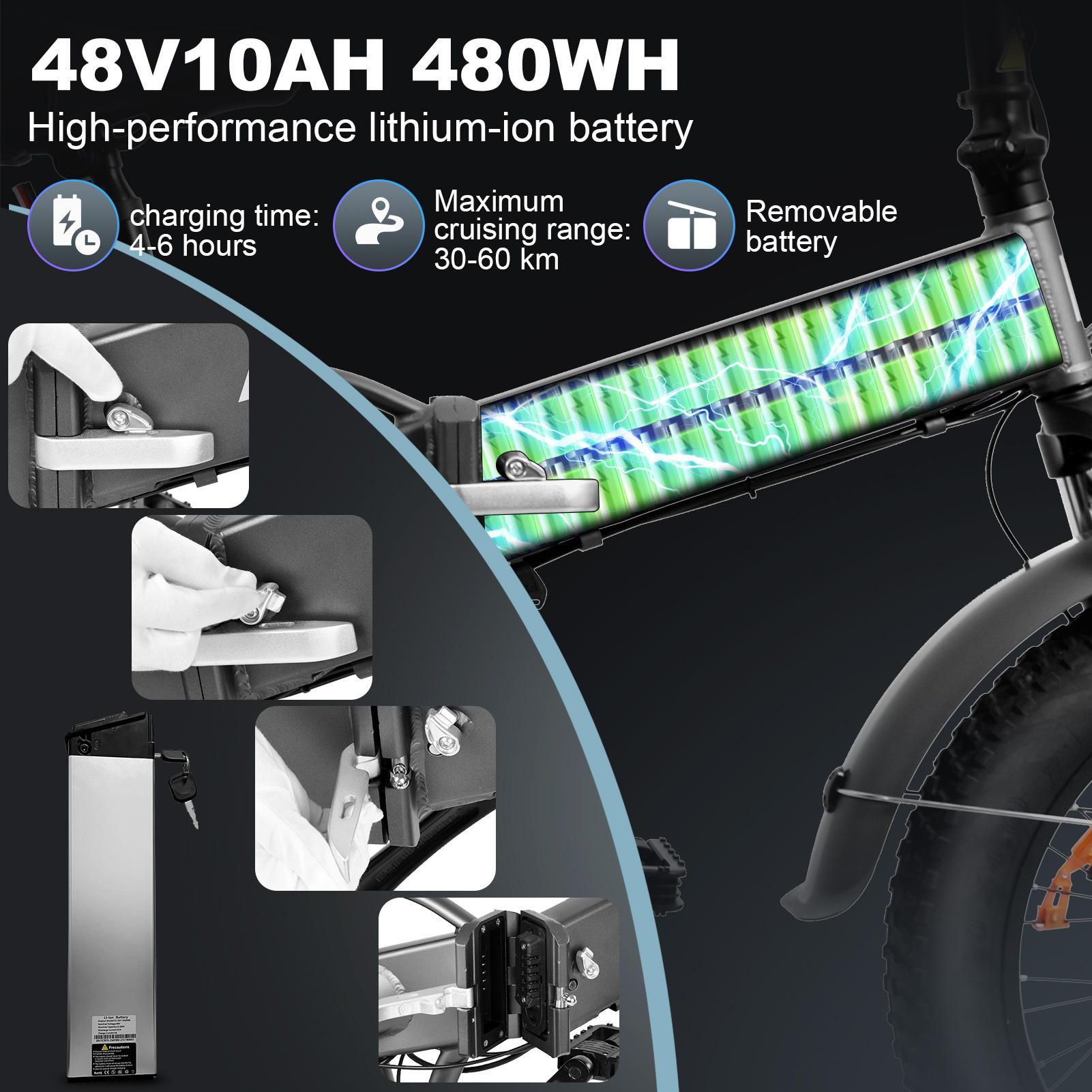 Kaisda Ebike E Bike Cheap Folding Fat Electric Bike Motor Bicycle Electric City Mountain Fat Road Bike Electric Bicycle