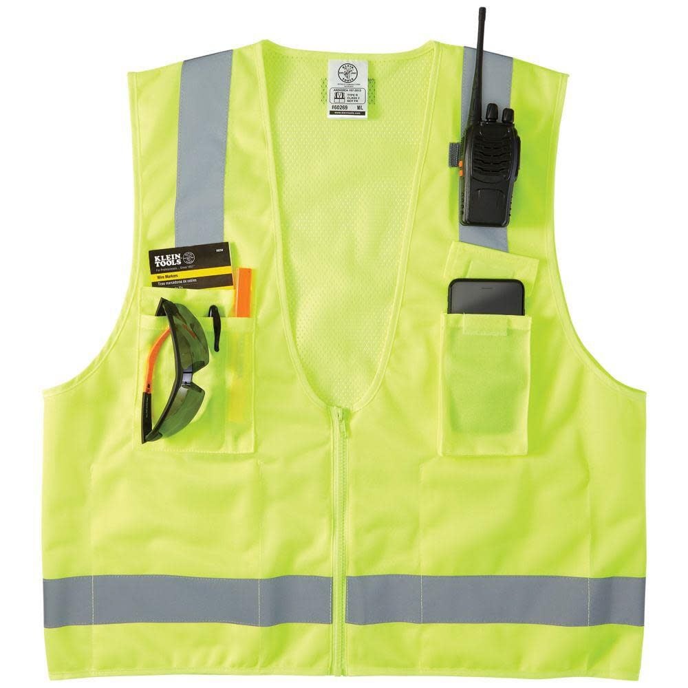 Klein Tools High-Visibility Safety Vest - M/L 60269 from Klein Tools