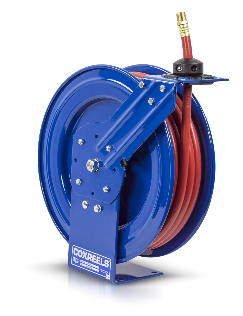 1/2 in x 50 ft Performance Spring Driven Hose Reel， 300 PSI