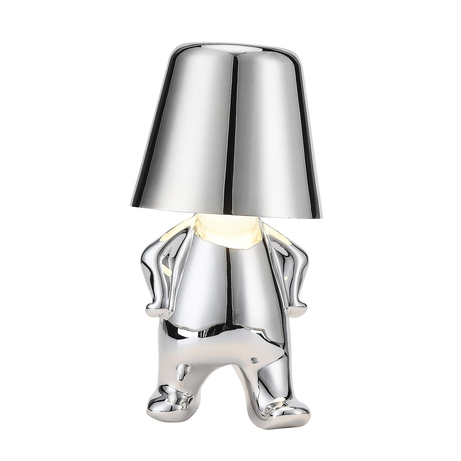 Creative Silver Mr-who Bedside/living Room Decorative Table Lamp