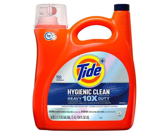 Tide Liquid Hygienic Clean Heavy Duty 100 Loads， Original Scent， 145 Fl. Oz. - 80364162