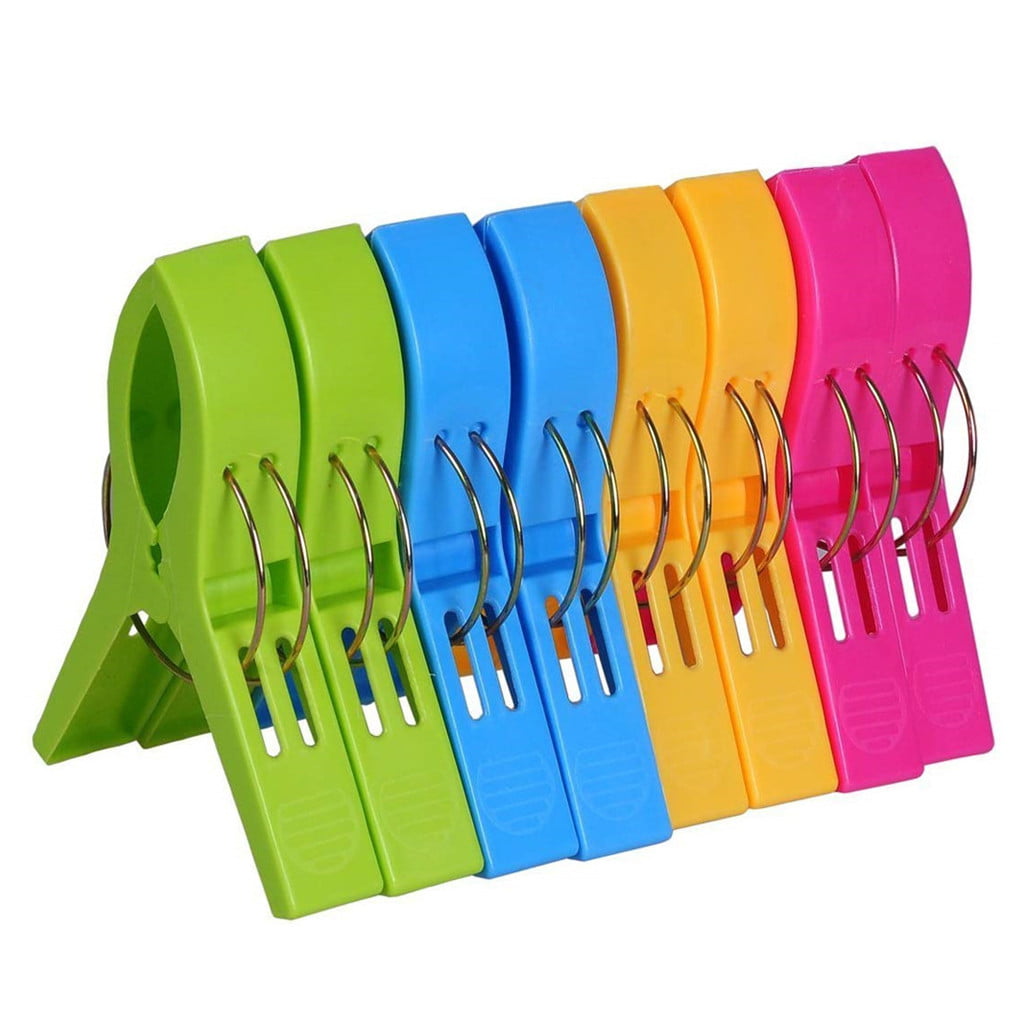 Staron Beach Towel Clips Towel Holder for Beach Chair or Pool Loungers Keep Towel from