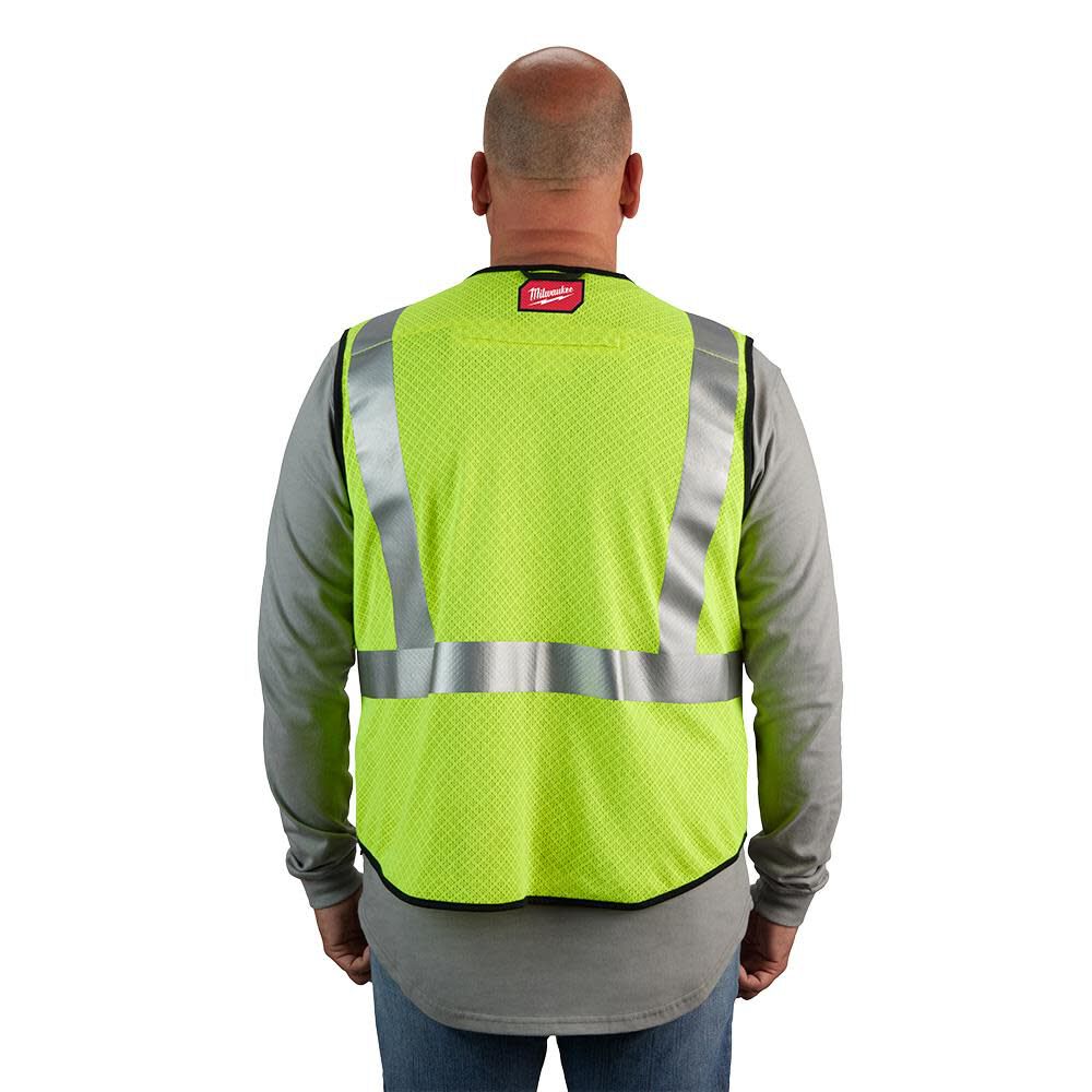 Milwaukee High Vis Safety Vest Class 2 Mesh AR/FR Cat 1 48-73-5201M910 from Milwaukee