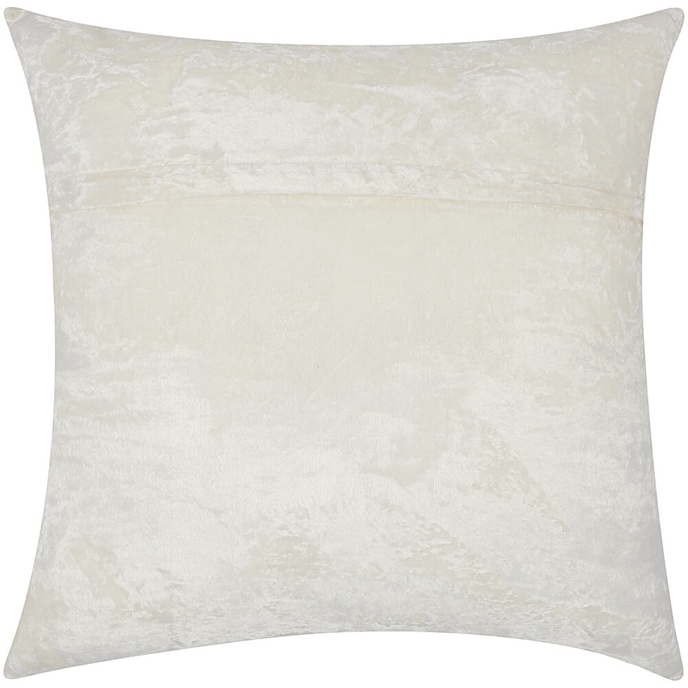 Mina Victory Luminescence Distressed Metallic Gold Throw Pillow by Nourison (20 Inch X 20 Inch)