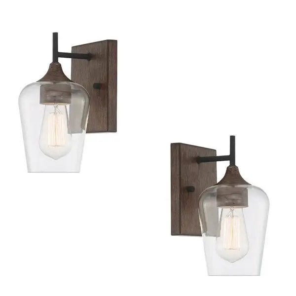 Acroma 1 - Light Steel Armed Sconce (Set of 2)-UL Certified