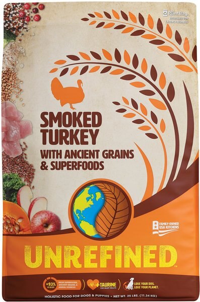 Earthborn Holistic Unrefined Smoked Turkey with Ancient Grains and Superfoods Dry Dog Food