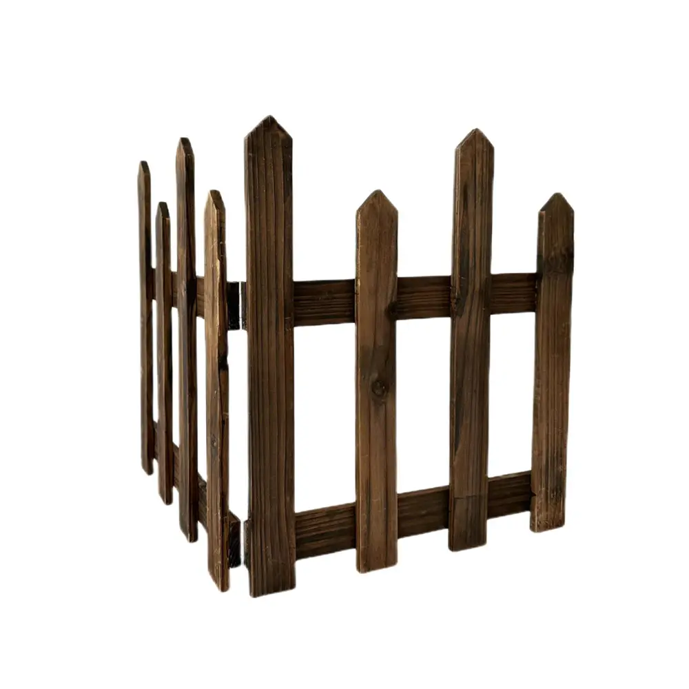 Manufacturer supply fir wooden small garden trellis fence wall wooden garden fence