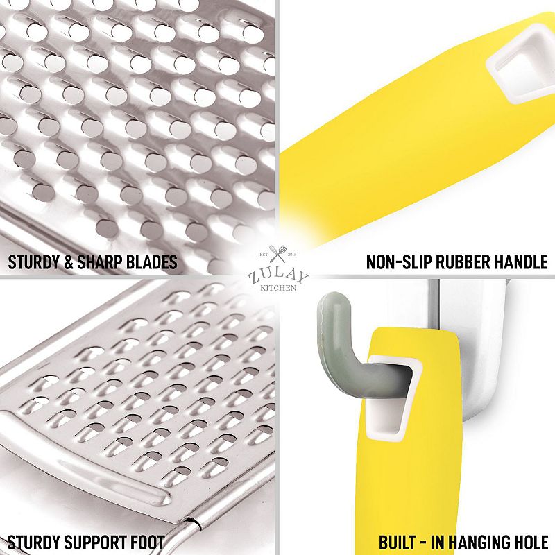 Professional Stainless Steel Flat Handheld Cheese Grater