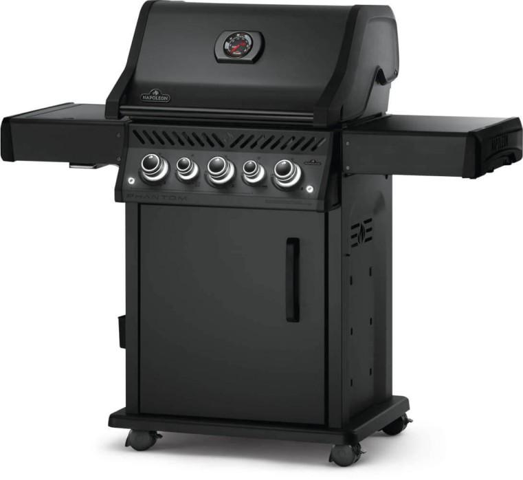 Napoleon Bbq RSE425RSIBPK1PHM Phantom Rogue Se 425 Rsib With Infrared Side And Rear Burners , Propane, Satin Black