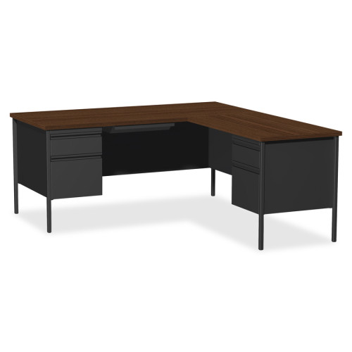 Lorell Fortress Series Left-Pedestal Desk (60918)