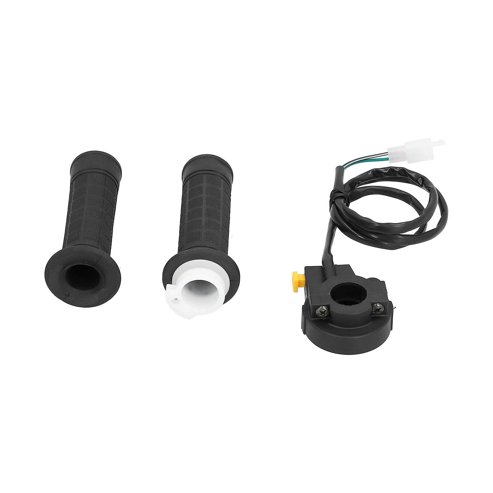 Throttle Handle Grip Fit For 48cc 80cc 2 Stroke Motorised Motorized Bicycle Bike 7/8in Handlebar