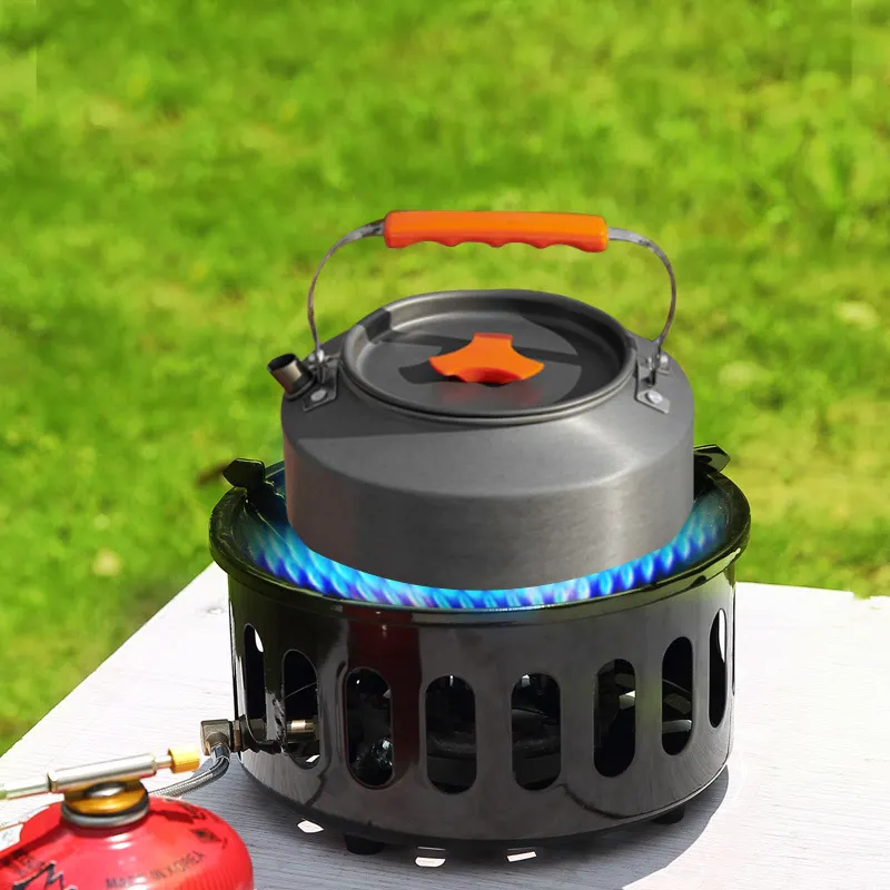 Outdoor Seven Star Stove Windproof Strong Fire Stove Head folding cooking