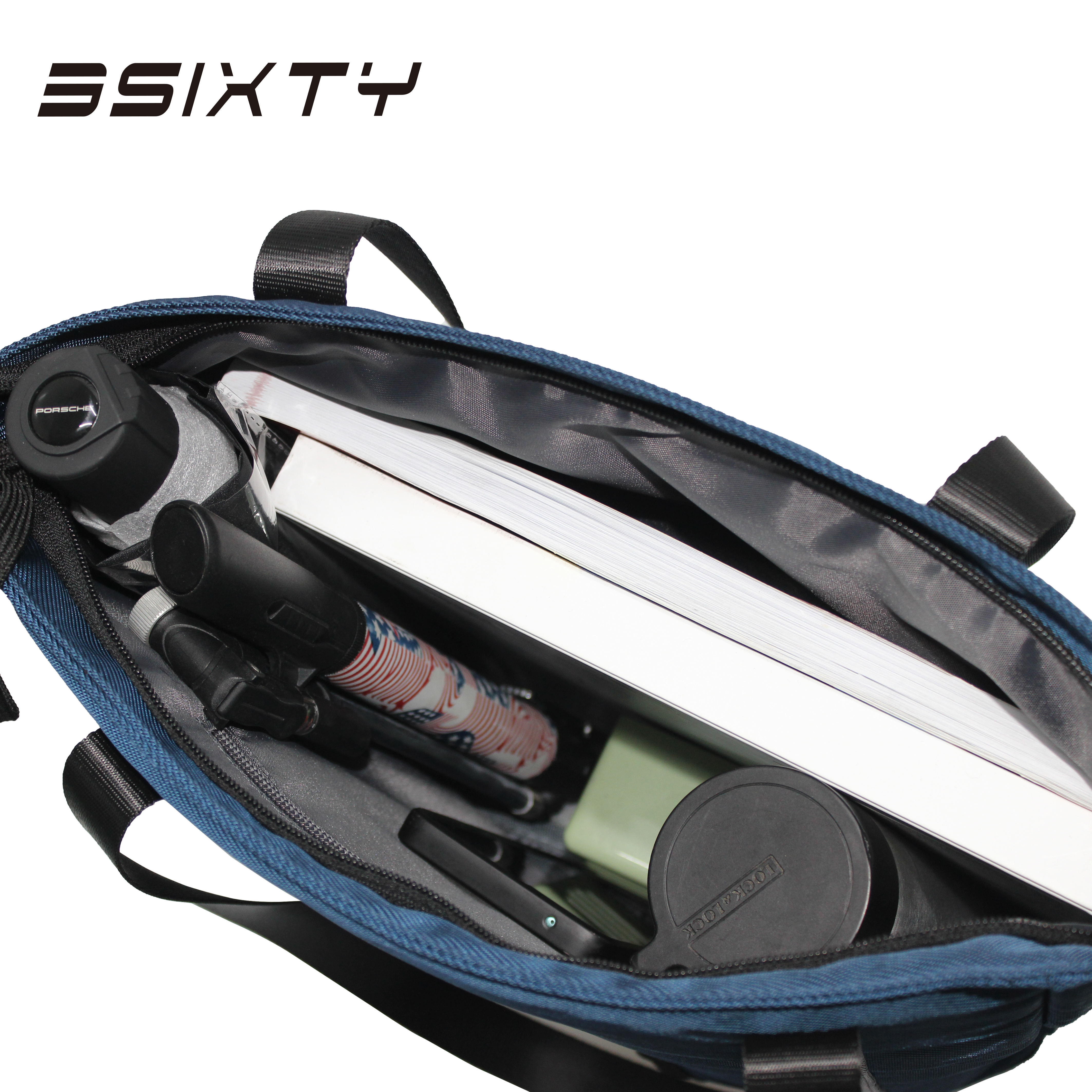 3SIXTY Waterproof Bike Handlebar Bag Portable Cycling Bicycle Bag For Brompton Folding Bikes Bike Accessories Shoulder Bag