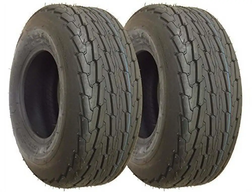 Set of 2 New Trailer Tires 20.5x8-10 10PR Load Range E - 11045