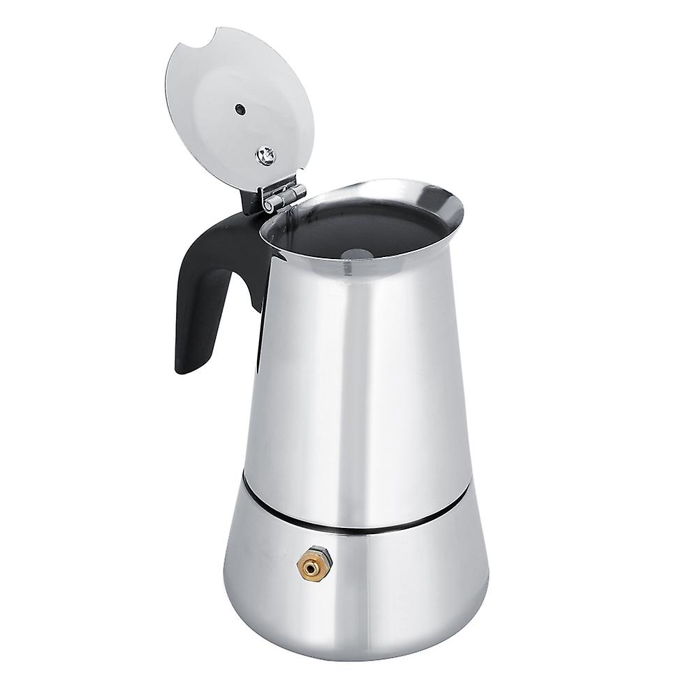 Portable Stainless Steel Coffee Pot Moka Espresso Maker Mocha Pot (450ml)