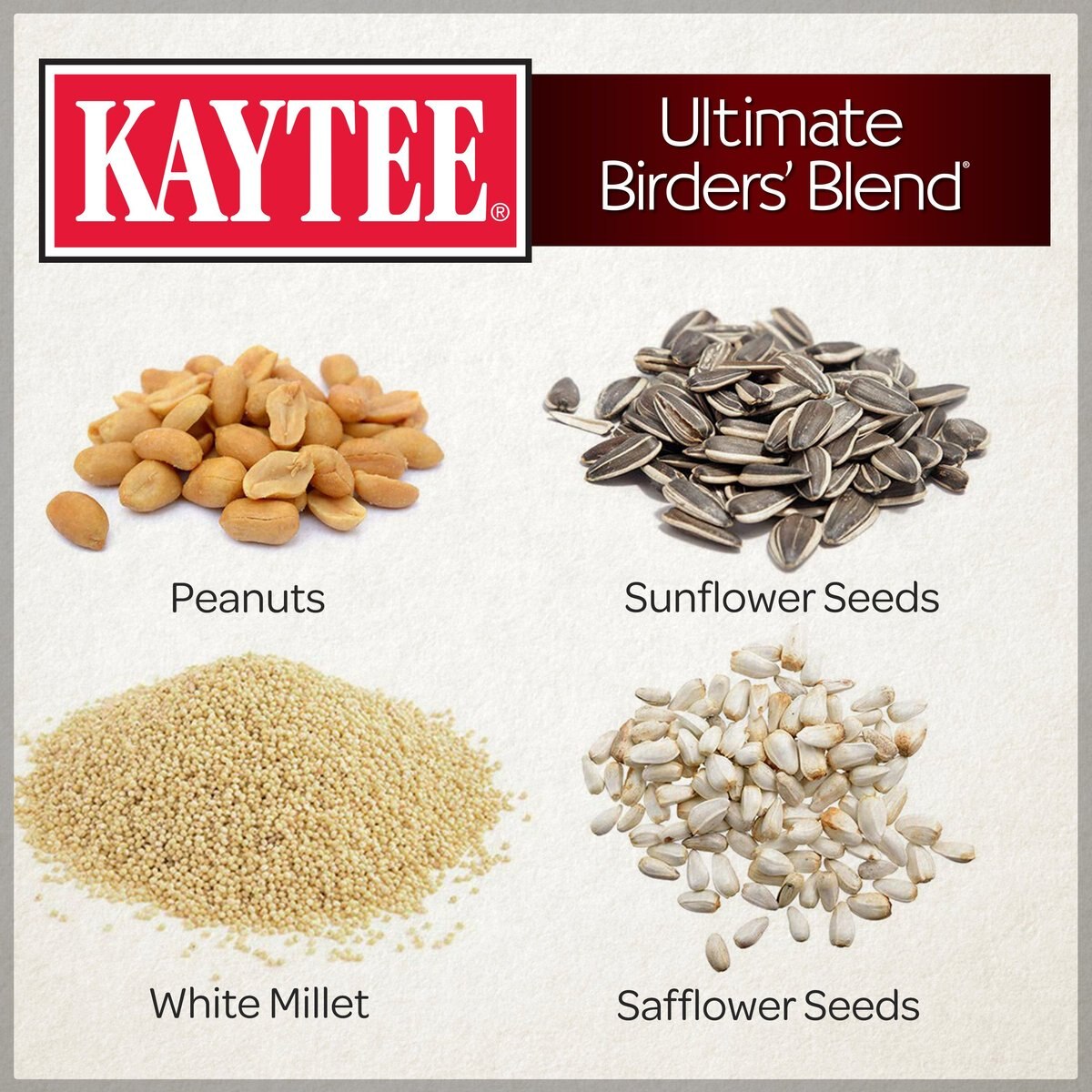 Kaytee Ultimate Birders Blend Wild Bird Food， 10-lb bag