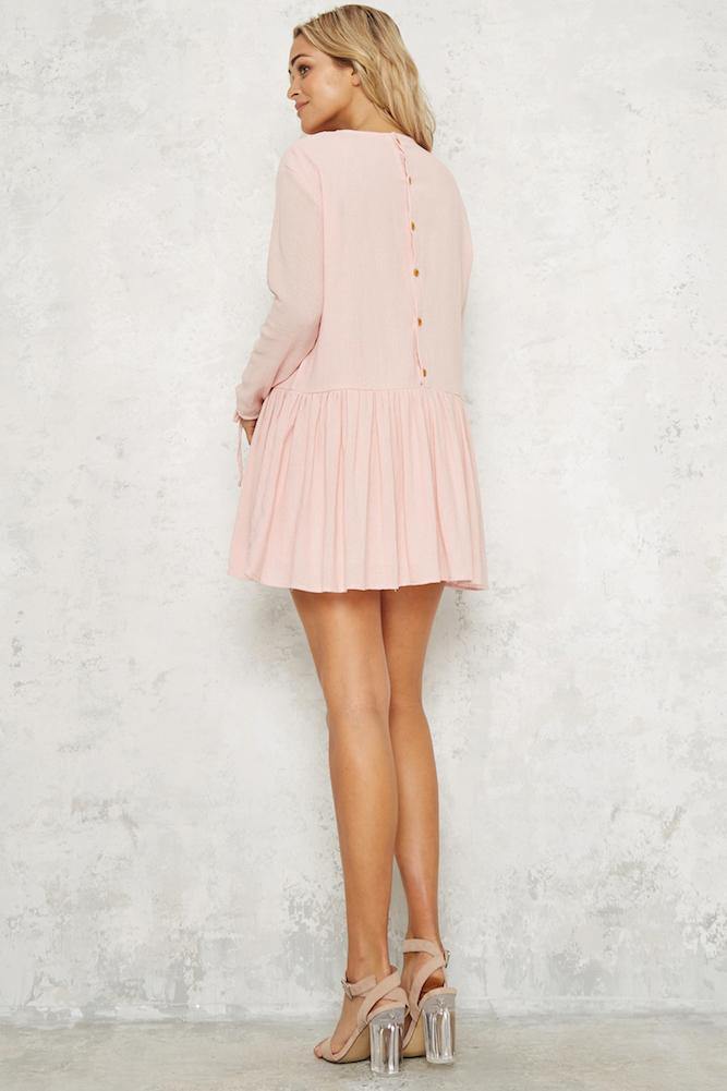 On Sight Dress Blush