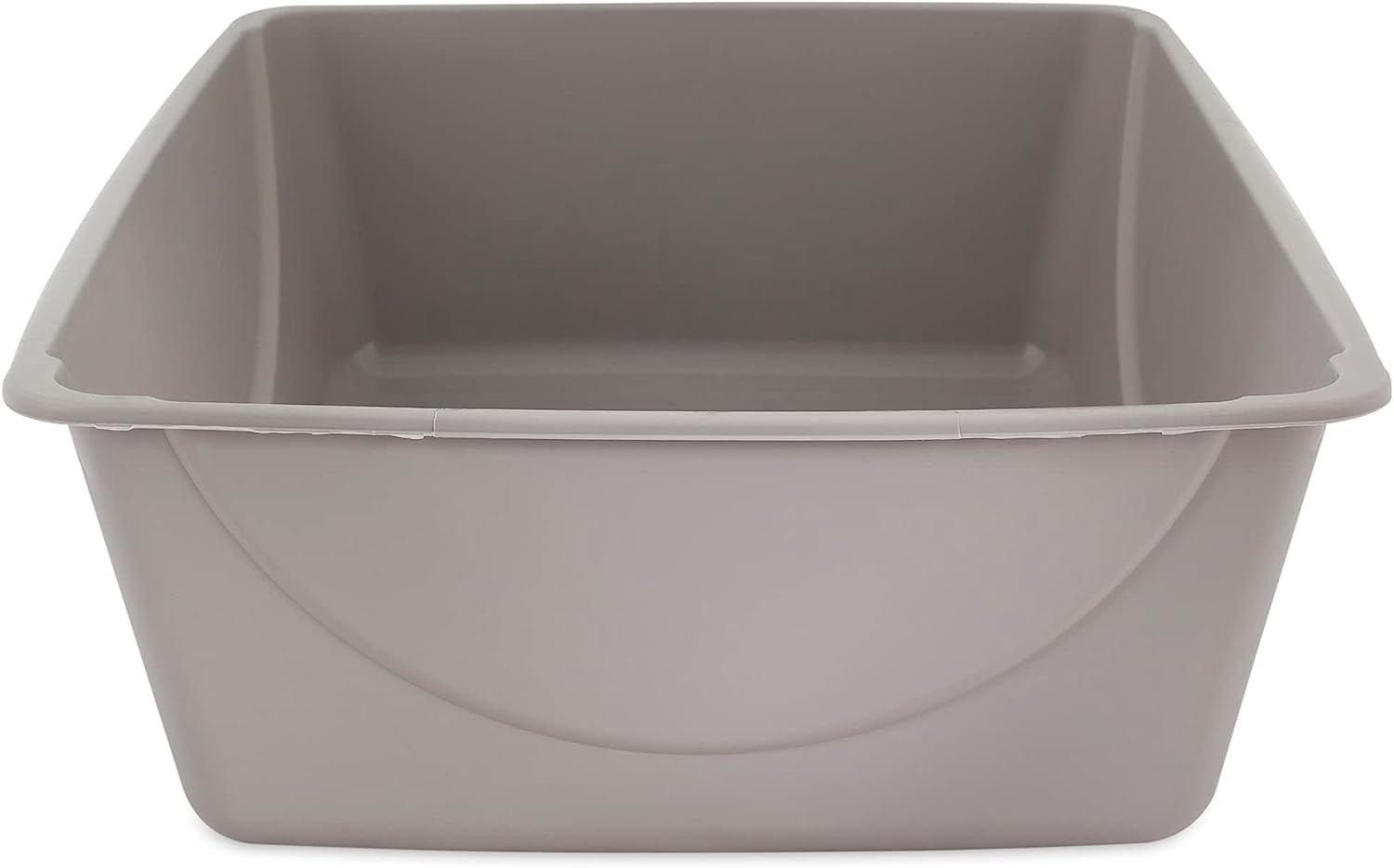 Petmate Basic Cat Litter Pan， Litter Box， Jumbo， Gray