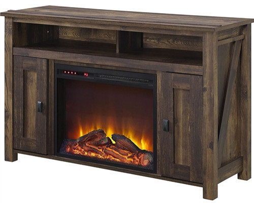 Durable TV Stand in Medium Brown Wood   Transitional   Entertainment Centers And Tv Stands   by Imtinanz  LLC  Houzz