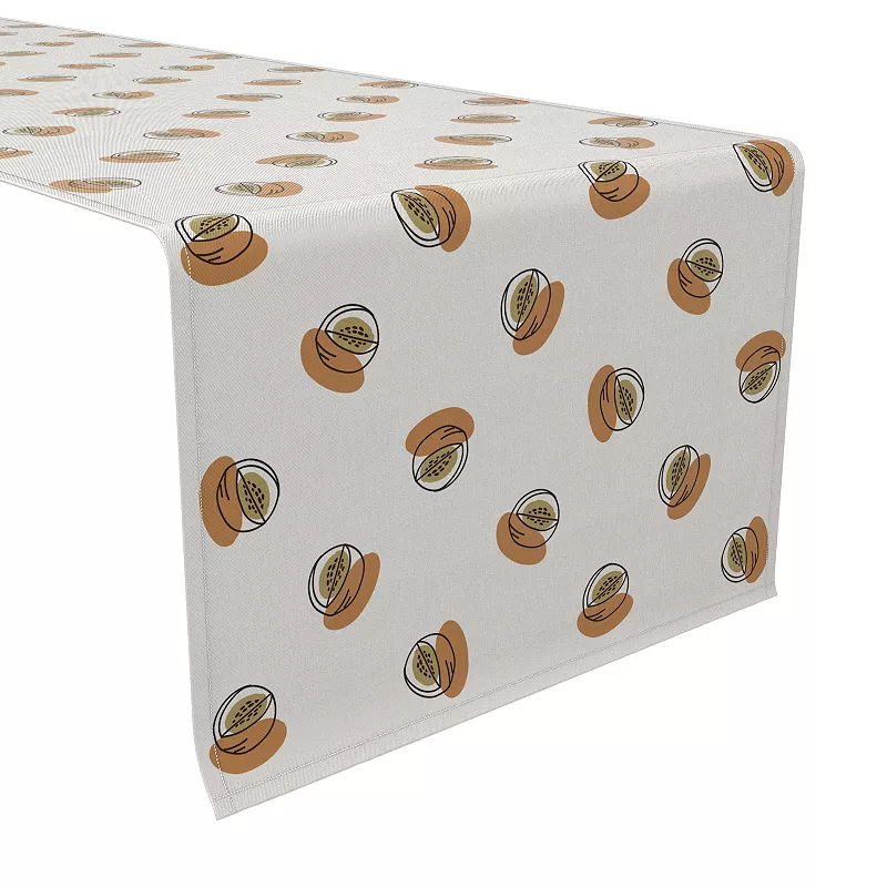 Table Runner， 100% Cotton， 16x72， Simple Melons