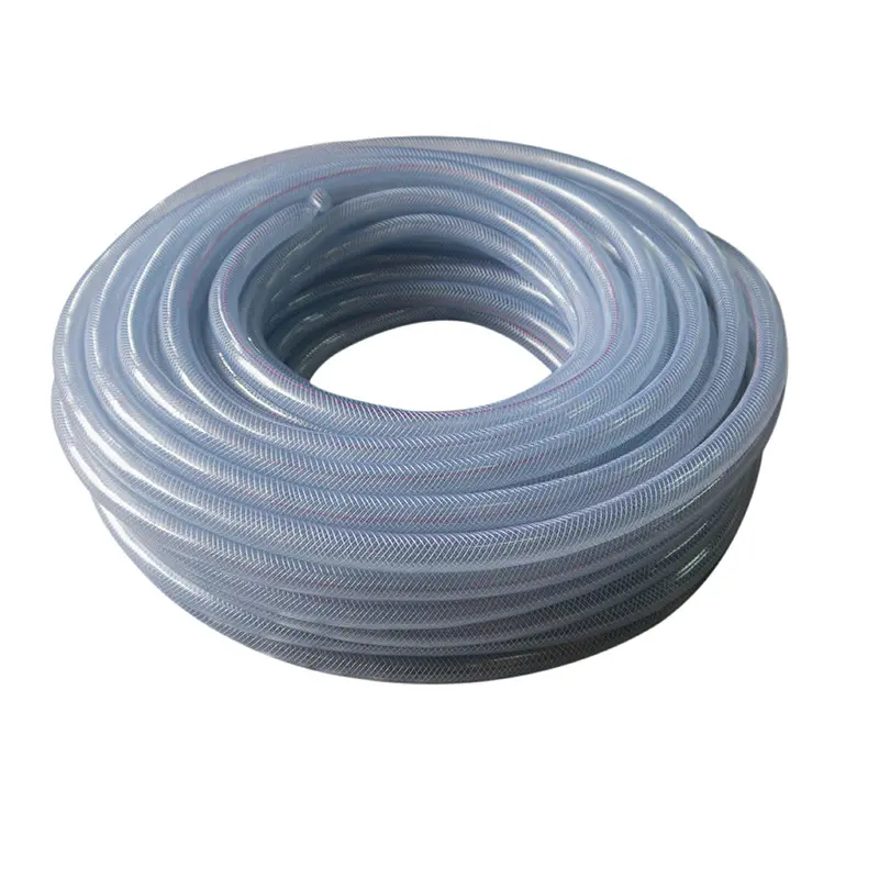 Manufacturers supply anti aging PVC hose garden building transparent snakeskin mesh pipe anti freeze anti hard braid NMS