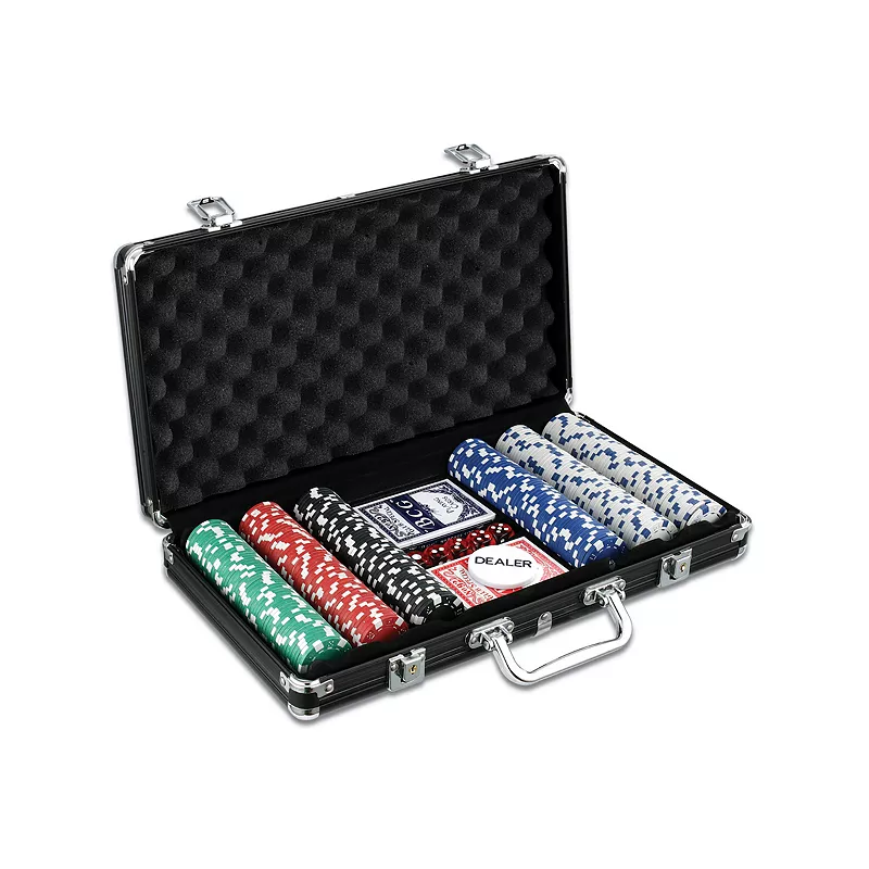 John N. Hansen Co. Classic Game Collection 300-Piece Poker Game Set