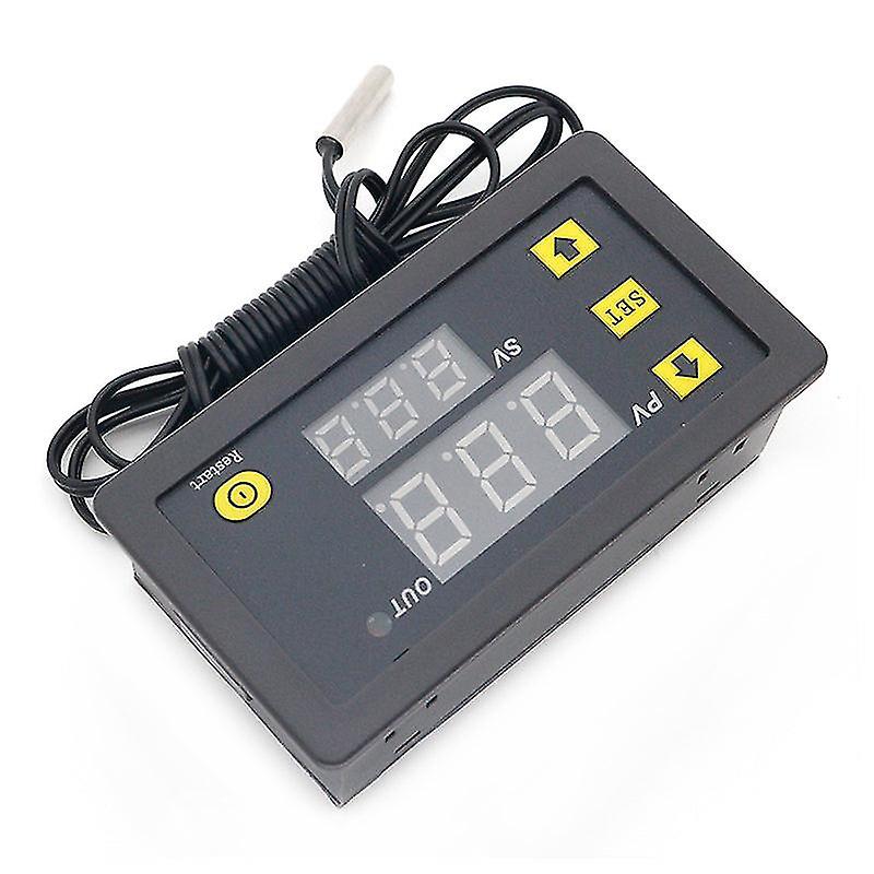 Dc 12v 24v 110v 220v Ac Digital Temperature Controller Led Display Thermostat With Heating Cooling Switch Ntc Sensor