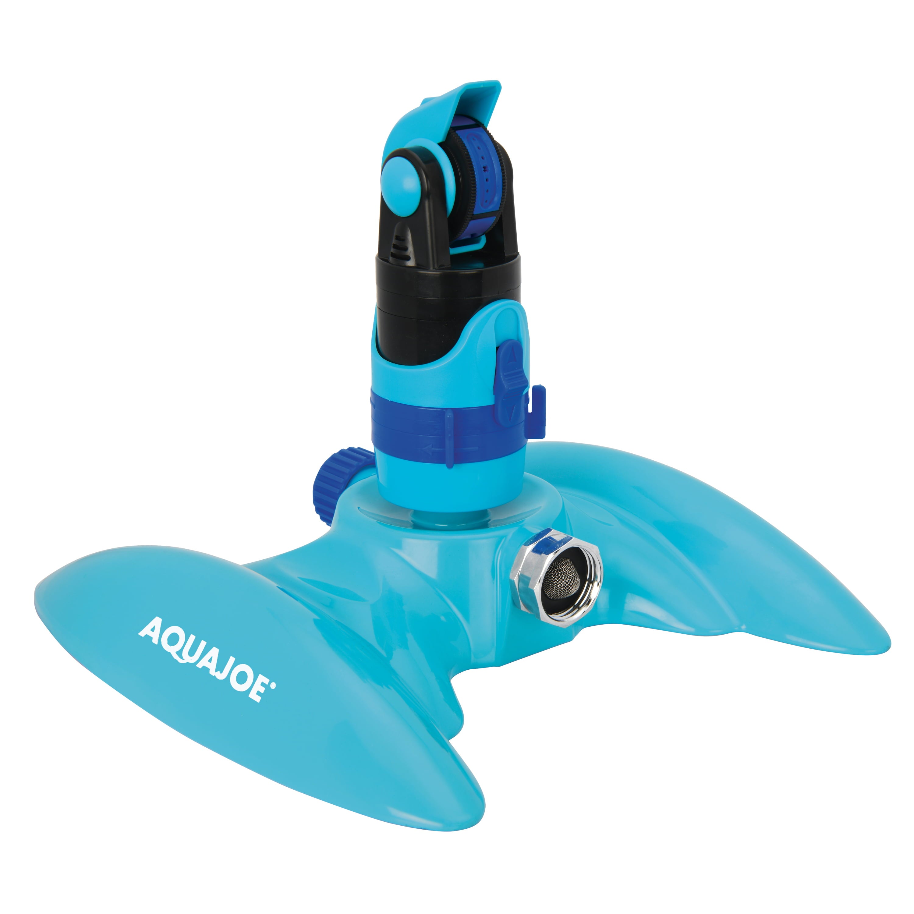 Aqua Joe 4-Pattern Turbo Drive 360-Degree Sprinkler， Customizable Coverage， 3，740 Sq. ft. Max Coverage