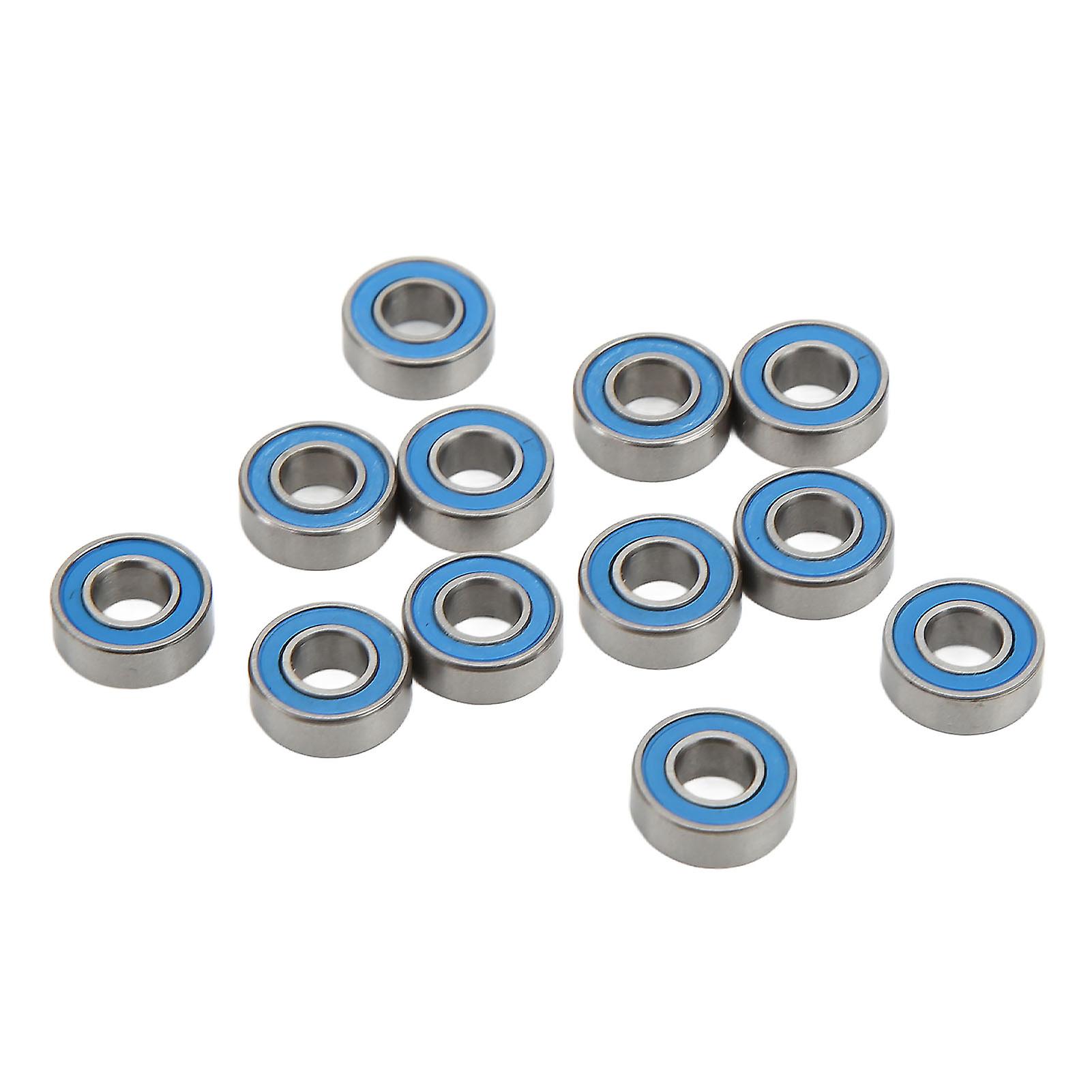 12pcs Rubber Sealed Bearing Kit For Stadium Blitzer Rc Car Wheel Hub Sealed Bearing