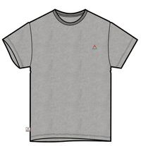 Classic Logo Recycled Cotton T-Shirt - Mid Grey Marl