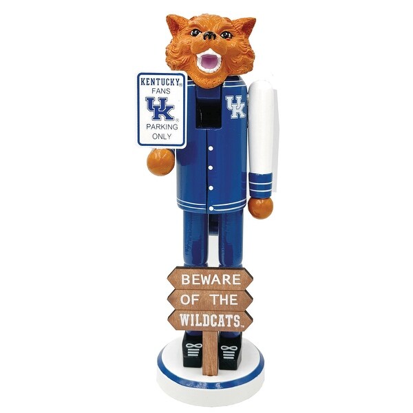 12 Kentucky Beware of the Wildcats Nutcracker