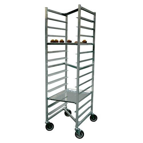 CenPro 12 Pan End Load Nesting Aluminum Bakery Pan Rack - Fully Welded