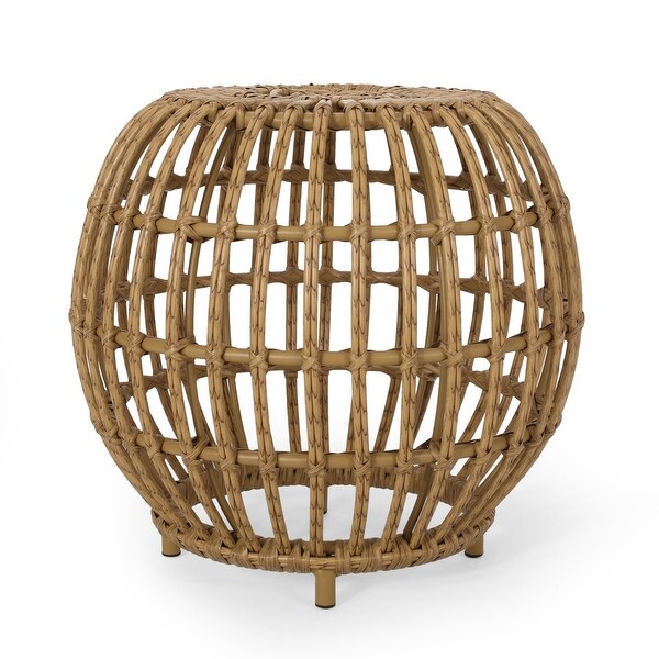 Rattan WOVEN SIDE TABLE