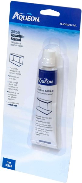 Aqueon Aquarium Silicone Sealant， Clear