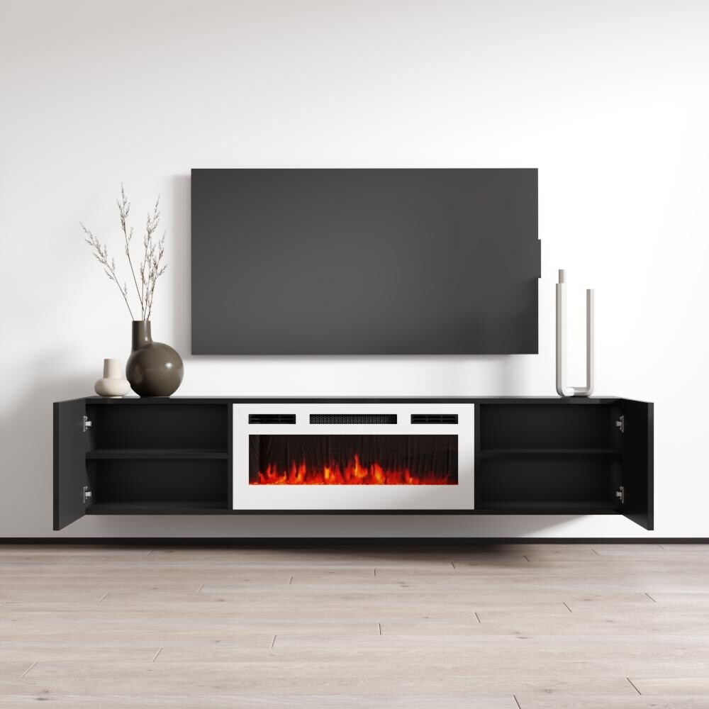 Cali WH EF Wall Mounted Electric Fireplace Modern 72\