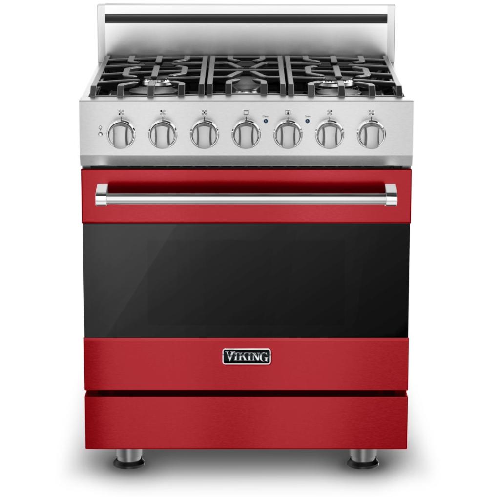 Viking 30-inch Freestanding Dual-Fuel Range with Vari-Speed Dual Flow Convection CRVDR3302-5BSM