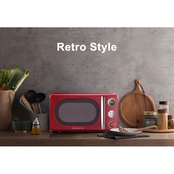 Galanz 0.7 cu ft Retro Red Microwave Oven