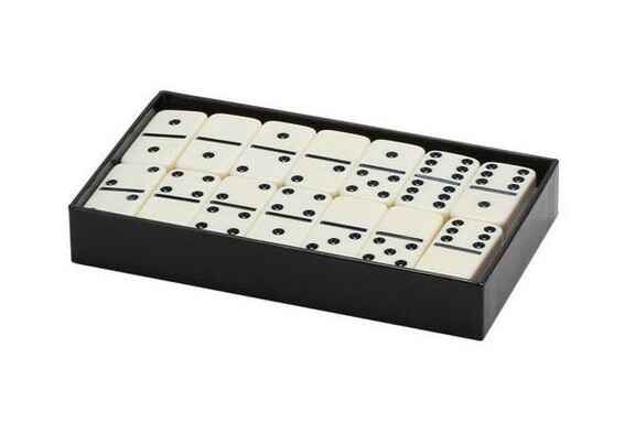 CHH 2311 Double 6 Ivory Jumbo Dominoes