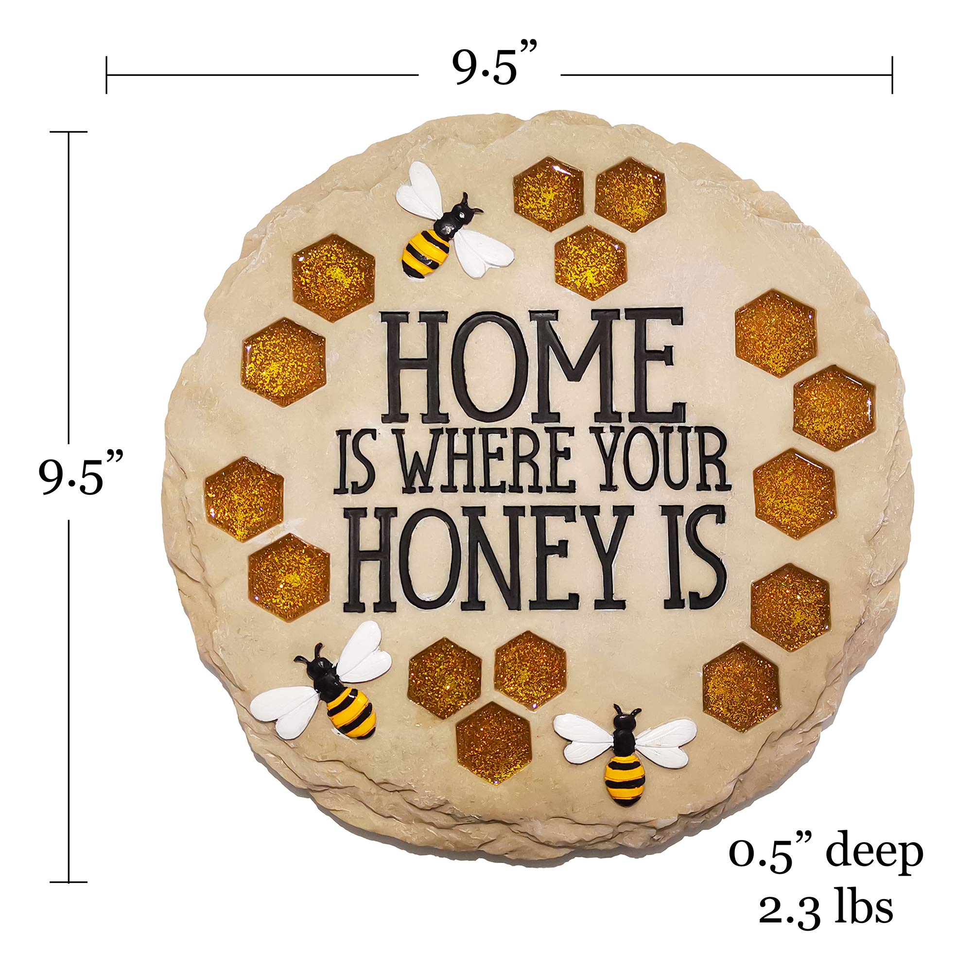 Spoontiques 13457 Home is Where Your Honey is Stepping Stone